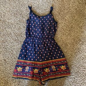 Printed Romper